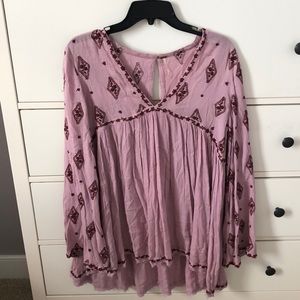 Purple Free People Tunic XS